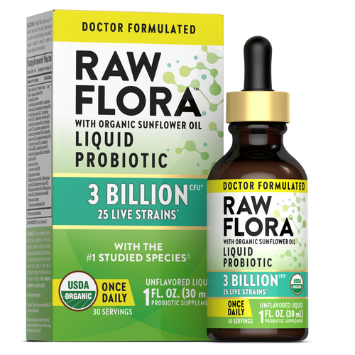 Probiotic 25 Strains 3 Billion Liquid (Organic), 1 fl oz (30ml) Bottle