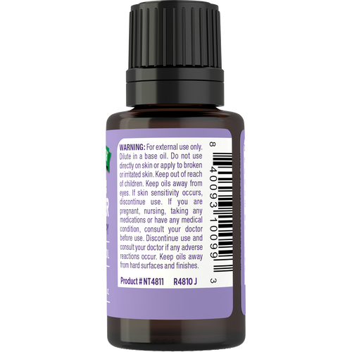 Lavender Pure Essential Oil, 1/2 fl oz (15 mL) Dropper Bottle