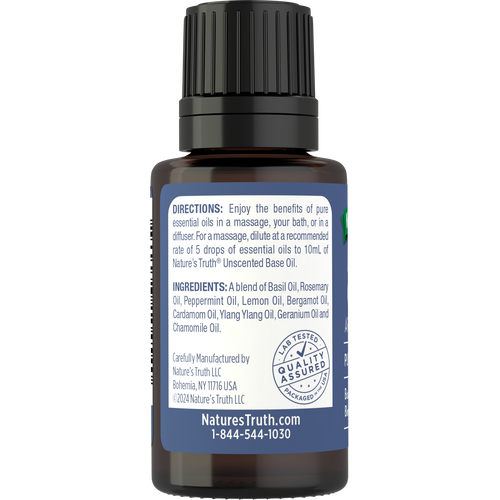 Mental Clarity Essential Oil, 1/2 fl oz (15 mL) Dropper Bottle