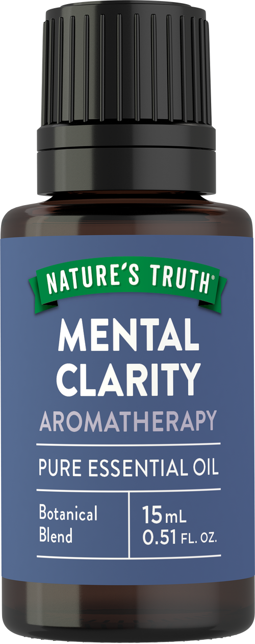 Mental Clarity Essential Oil, 1/2 fl oz (15 mL) Dropper Bottle
