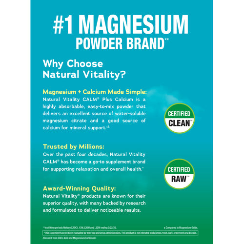 CALM plus Calcium Powder Unflavored, 16 oz (453 g)