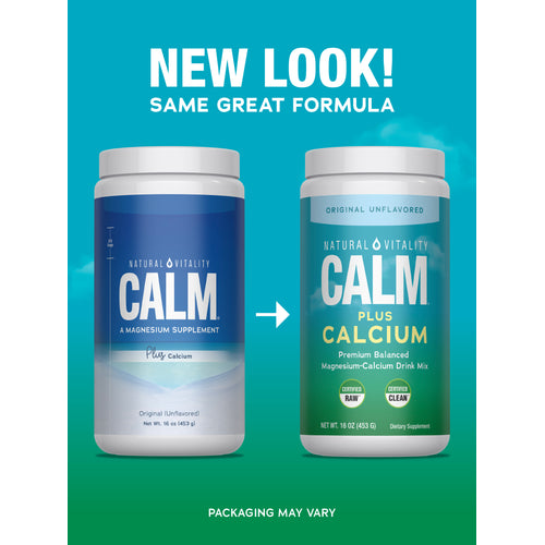 CALM plus Calcium Powder Unflavored, 16 oz (453 g)