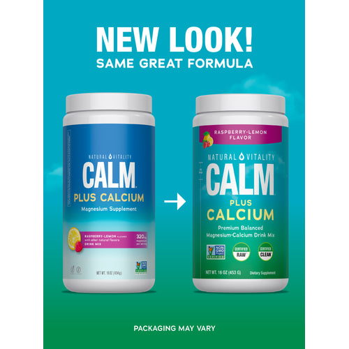 CALM plus Calcium Powder Raspberry-Lemon, 16 oz (454 g)