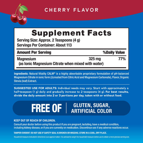 CALM Powder Cherry, 16 oz (453 g)