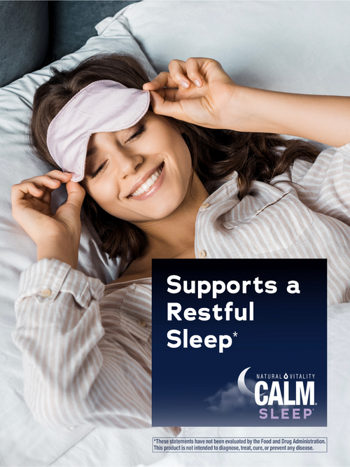 CALM Sleep with Melatonin Powder Wildberry, 6 oz (170 g) Powder