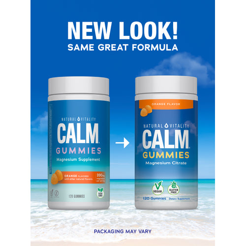 CALM Gummies Orange Flavor, 120 Tasty Gummies