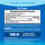 Supplement Facts panel for NV Calm Original Unflavored, 8 oz (226 g) bottle.