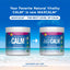 Natural Vitality CALM Raspberry-Lemon Drink Mix updates to MAXCALM with Magnesium Citrate and Glycinate.