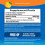 Supplement Facts for NV Calm Orange 8 oz Powder, detailing ingredients, nutritional information, and serving suggestions.