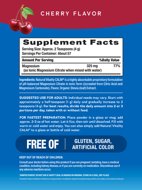 CALM Powder Cherry, 8 oz (226 g)