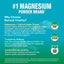 MAXCALM plus Calcium Powder Raspberry-Lemon, 8 oz (226 g)