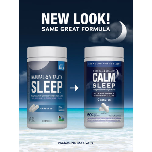 CALM Sleep with Melatonin, 60 Vegan Capsules