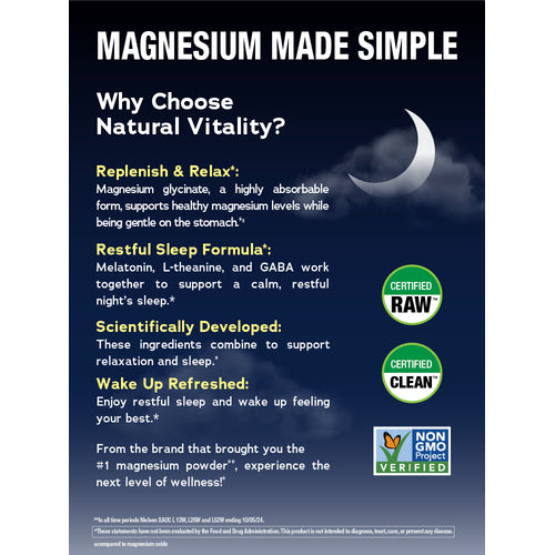 CALM Sleep with Melatonin, 60 Vegan Capsules