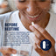 A woman takes a Calm Sleep capsule with water, showcasing a healthy lifestyle choice.