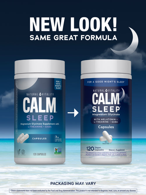CALM Sleep with Melatonin, 120 Vegan Capsules