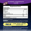 Supplement Facts panel detailing NV Sleep Gummies with Magnesium and Melatonin, 120 gummies.