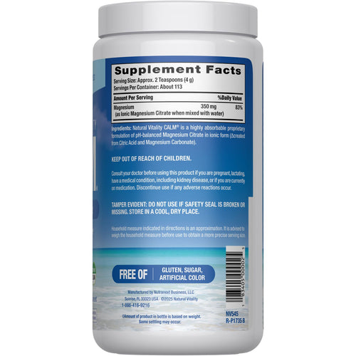CALM Powder Unflavored, 16 oz (453 g)