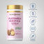 Pueraria Mirifica bottle with icons indicating Gluten & Wheat Free, Milk & Lactose Free, Soy Free, Non-GMO, No Artificial Flavors, Sweeteners, Colors, Preservatives.