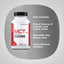 Product highlights graphic stating Keto Friendly, Potent Source of Caprylic and Capric Acids, Non-GMO and Gluten Free, Quick Release Softgels