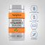 Vitamin C + Zinc bottle with icons indicating gluten free, lactose free, non-GMO, no artificial flavors, sweeteners, preservatives.