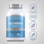 Collagen bottle with icons indicating wheat free, non-GMO, gluten free, and no artificial flavors, sweeteners, colors, or preservatives.