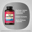 Graphic showing Lindberg Super Colon Health bottle, stating Psyllium, Herbal Extracts, and Probiotics, Potent Complex, Quick Release Capsules
