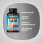 Product highlights graphic stating Double Strength, 1,200 mg Fish Oil, Purified to Eliminate Mercury, and Quick Release Softgels