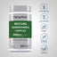 Piping Rock Mucuna Ashwagandha Complex bottle with icons indicating Gluten & Wheat Free, Milk & Lactose Free, Soy Free, No Artificial Flavors, Sweeteners, Colors & Preservatives, Vegetarian