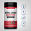 Nitric Oxide bottle with icons indicating gluten, wheat, milk, lactose, and soy free; no artificial flavors, sweeteners, or colors.