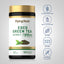 Green Tea bottle with icons indicating gluten, wheat, milk, lactose, and soy free; non-GMO; no artificial flavors, sweeteners, colors, or preservatives.