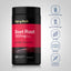 Beet Root bottle with icons indicating gluten-free, milk and lactose-free, soy-free, non-GMO, and no artificial additives.