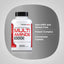 Product highlights graphic stating Piping Rock Wide Spectrum Formula Multi Aminos 3000, 200 caplets. Non-GMO and Gluten Free, Potent Complex, and Convenient Caplets.