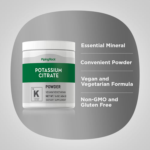 Potassium Citrate Powder, 16 oz (454 g) Bottle