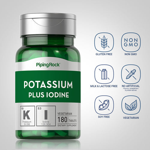 Potassium Plus Iodine, 180 Tablets