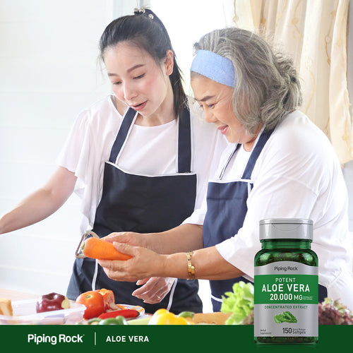 Potent Aloe Vera, 20,000 mg (per serving), 150 Quick Release Softgels
