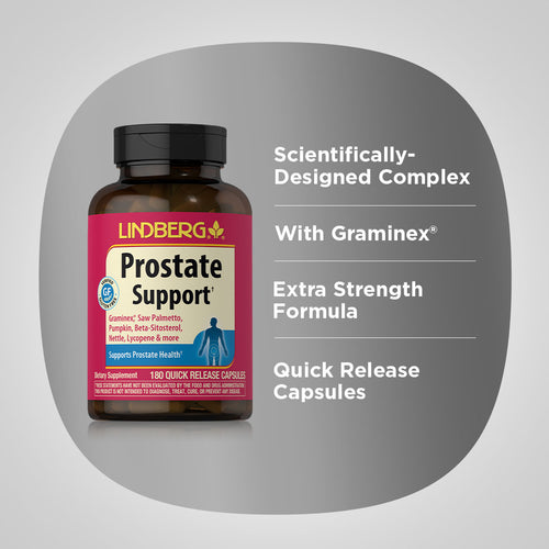 Prostate Support with Graminex, 180 Quick Release Capsules