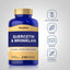 Quercetin & Bromelain bottle with icons indicating milk & lactose free, soy free, non-GMO, no artificial flavors, colors, preservatives.