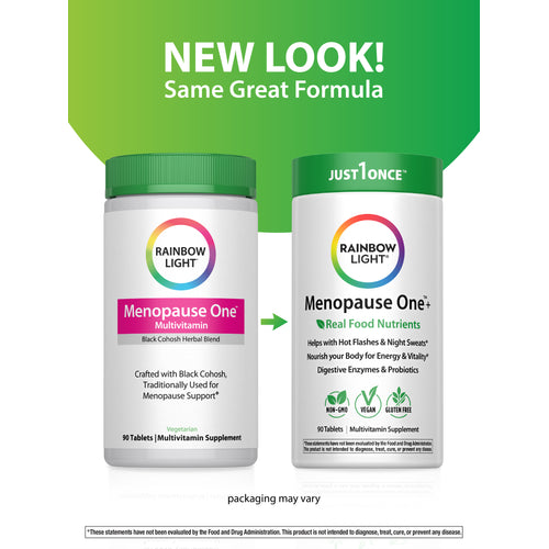 Menopause One + Real Food Nutrients, 90 Vegan Caplets