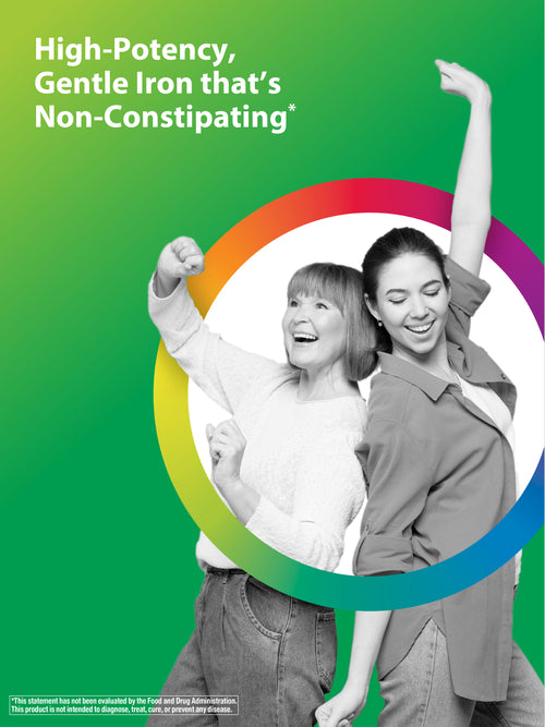 Complete Iron Mini-Tablets + Real Food Nutrients, 60 Vegan Mini-Tablets