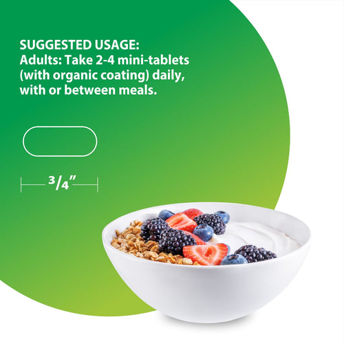 Calcium Citrate Mini-Tablets + Real Food Nutrients, 120 Vegan Mini-Tablets