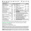 Supplement Facts panel for Women's One 50+ tablets with 120 count, detailing ingredients and nutritional values.