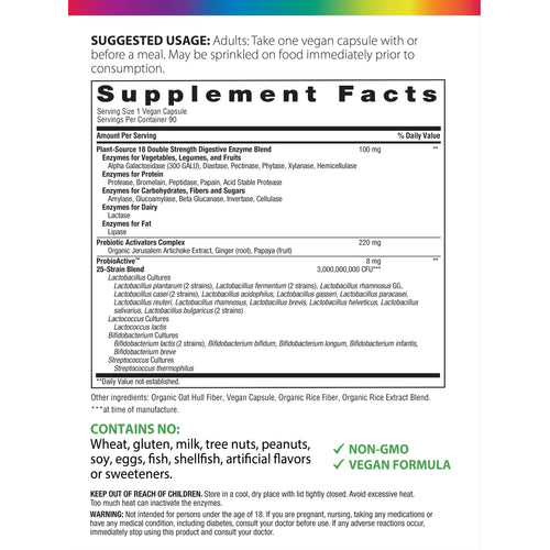 All-Zyme Double Strength, 90 Vegan Capsules
