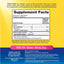 Supplement Facts panel for RN Kids Probiotic Gummy with 1 Billion CFU and 30 gummies per bottle.