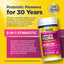RenewLife Ultimate Flora Women's Probiotic offers 25 Billion CFU in 30 vegan capsules, featuring a 3-in-1 synbiotic formula.