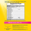 Supplement Facts panel for Ultimate Flora Women's 90 Billion, 60 Vegetarian Capsules.