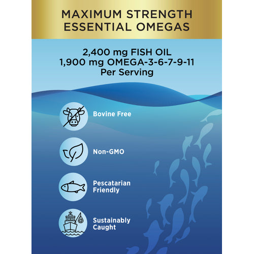 Norwegian Gold Super Critical Omega, 30 Fish Gelatin Softgels
