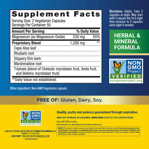 Cleanse More Overnight Formula, 100 Vegetarian Capsules