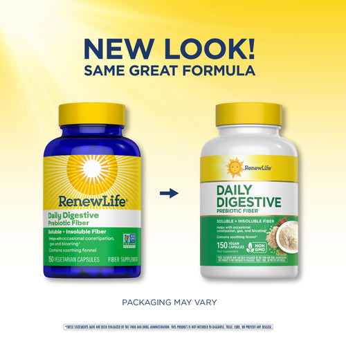 Daily Digestive Prebiotic Fiber, 150 Vegetarian Capsules