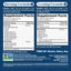 Supplement Facts panel for 3-Day Cleanse Twin Pack containing 24 vegetable capsules.