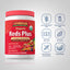 Reds Plus bottle with icons indicating Gluten & Wheat Free, Milk & Lactose Free, Non GMO, Soy Free, no artificial ingredients.